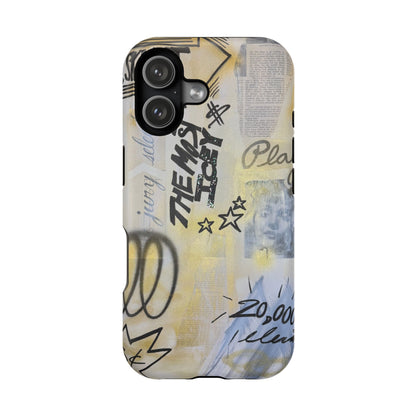 MagSafe "golden glacier" airbrush iPhone case