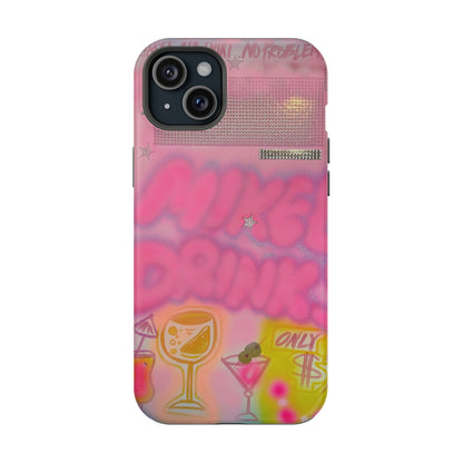 MagSafe "mixed drinks" airbrush iPhone case