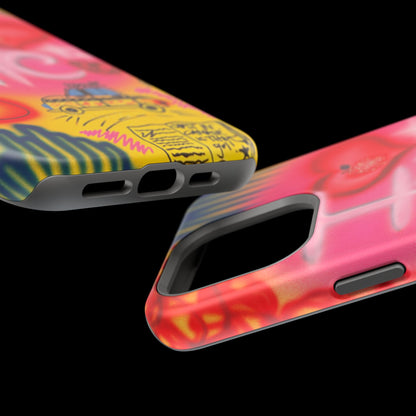 MagSafe „In der Stadt“ Airbrush iPhone-Hülle