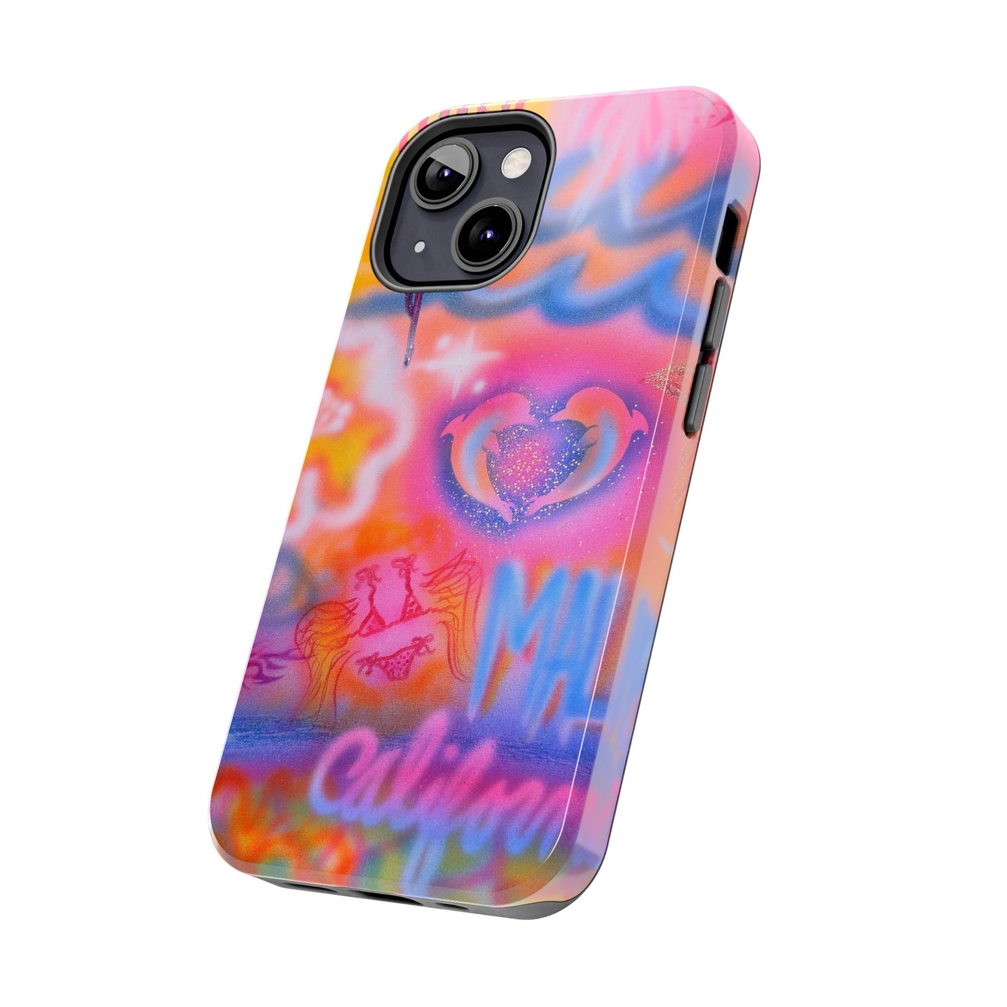 "mornings in malibu" airbrush iPhone case