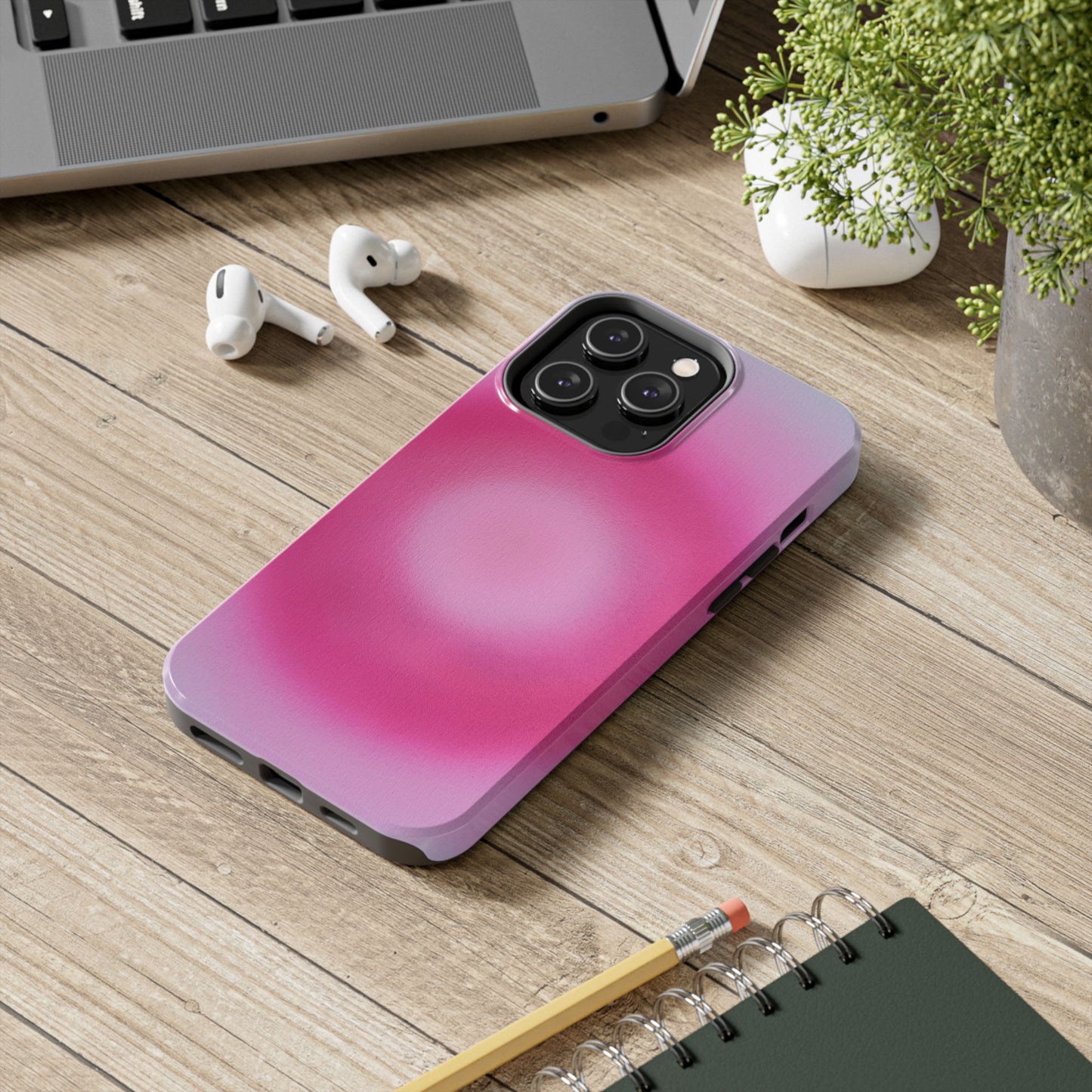 "pinkberry" aura airbrush iPhone case