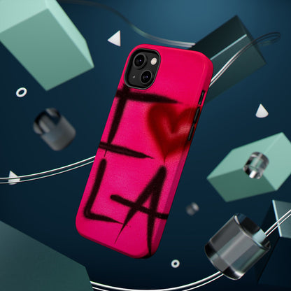 MagSafe „I ❤️ LA“ Airbrush iPhone-Hülle