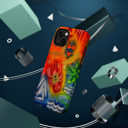 MagSafe "tipsy lobster" airbrush iPhone case
