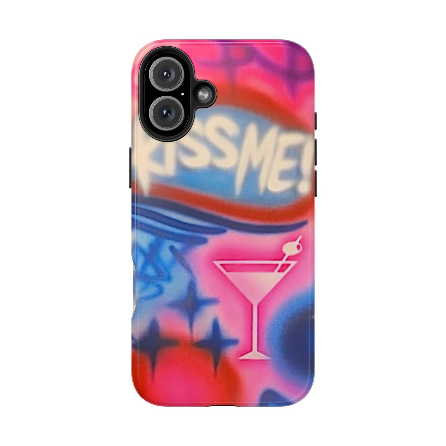 "kiss me pt. 2" airbrush iPhone case