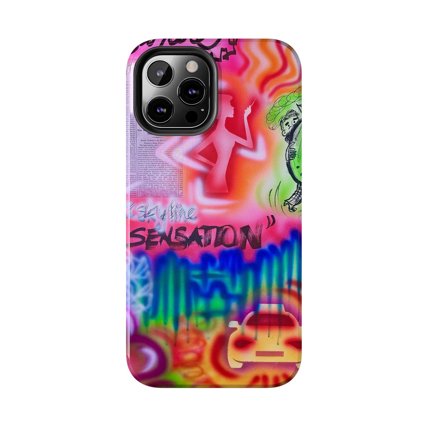 "skyline sensation" airbrush iPhone case