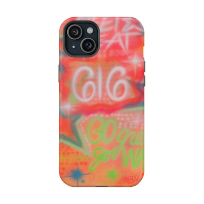 MagSafe custom @msualphaphi airbrush iPhone case