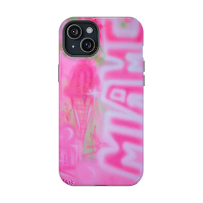 MagSafe "sunset sorbet" airbrush iPhone case