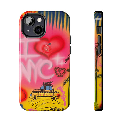 "in the city" airbrush iPhone case