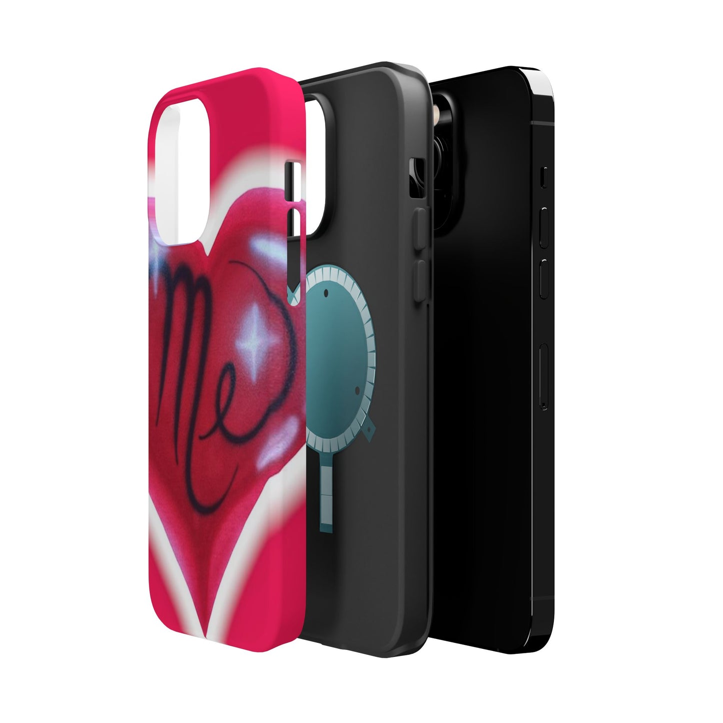 MagSafe "i <3 me" Airbrush iPhone Hülle