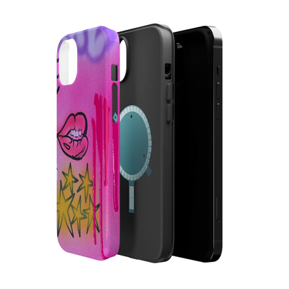 MagSafe "star drip" airbrush iPhone case