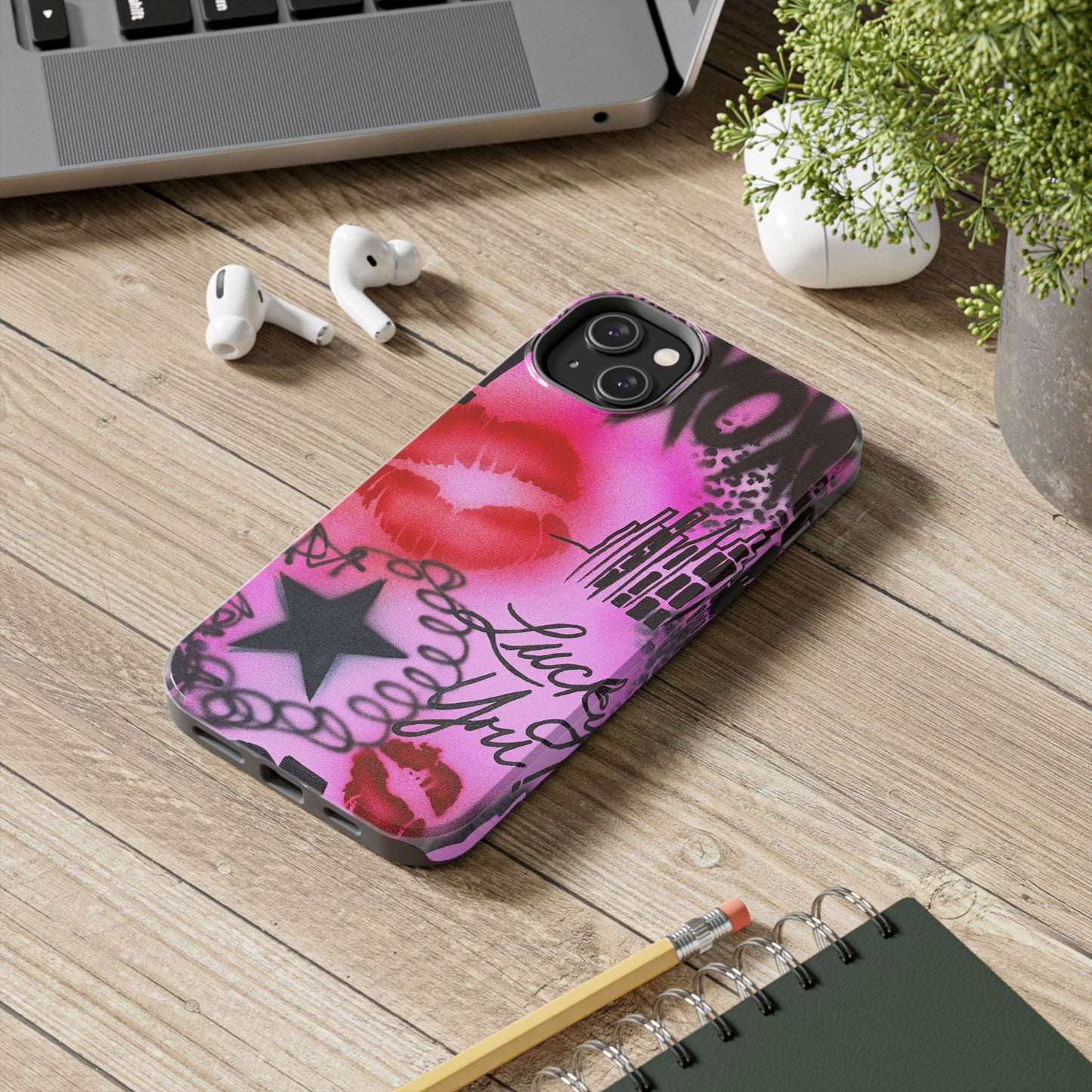 "ulterior motive" airbrush iPhone case