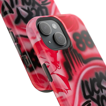 MagSafe „lucky you! pt. 2“ Airbrush iPhone Hülle