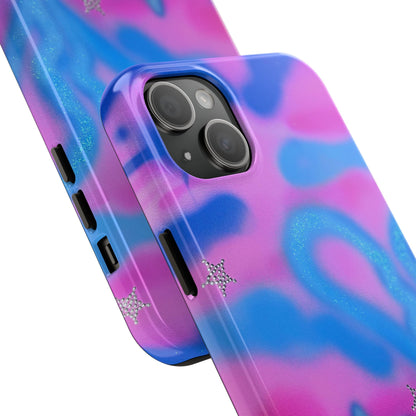 "blue camo" airbrush iPhone case