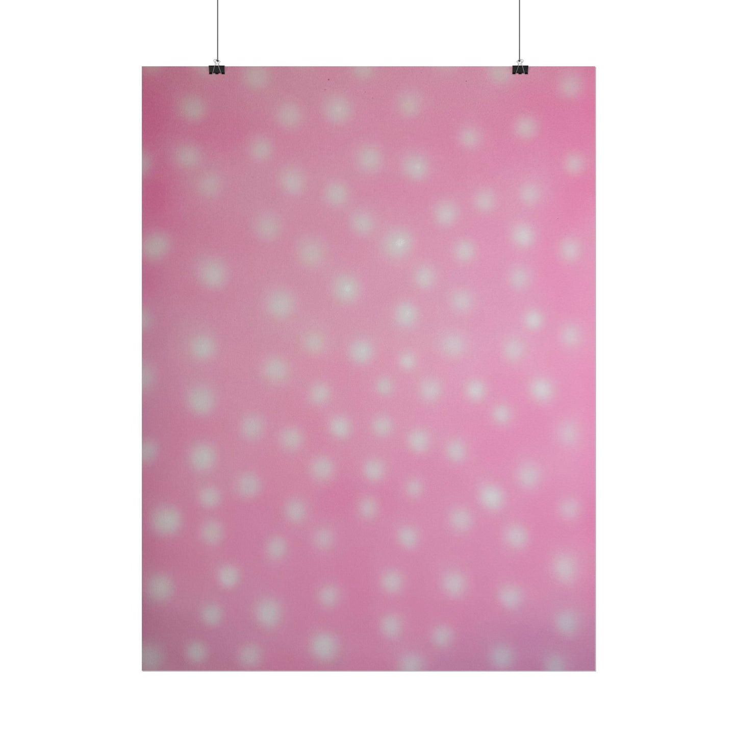 "strawberry swirl polka dot" airbrush rolled print
