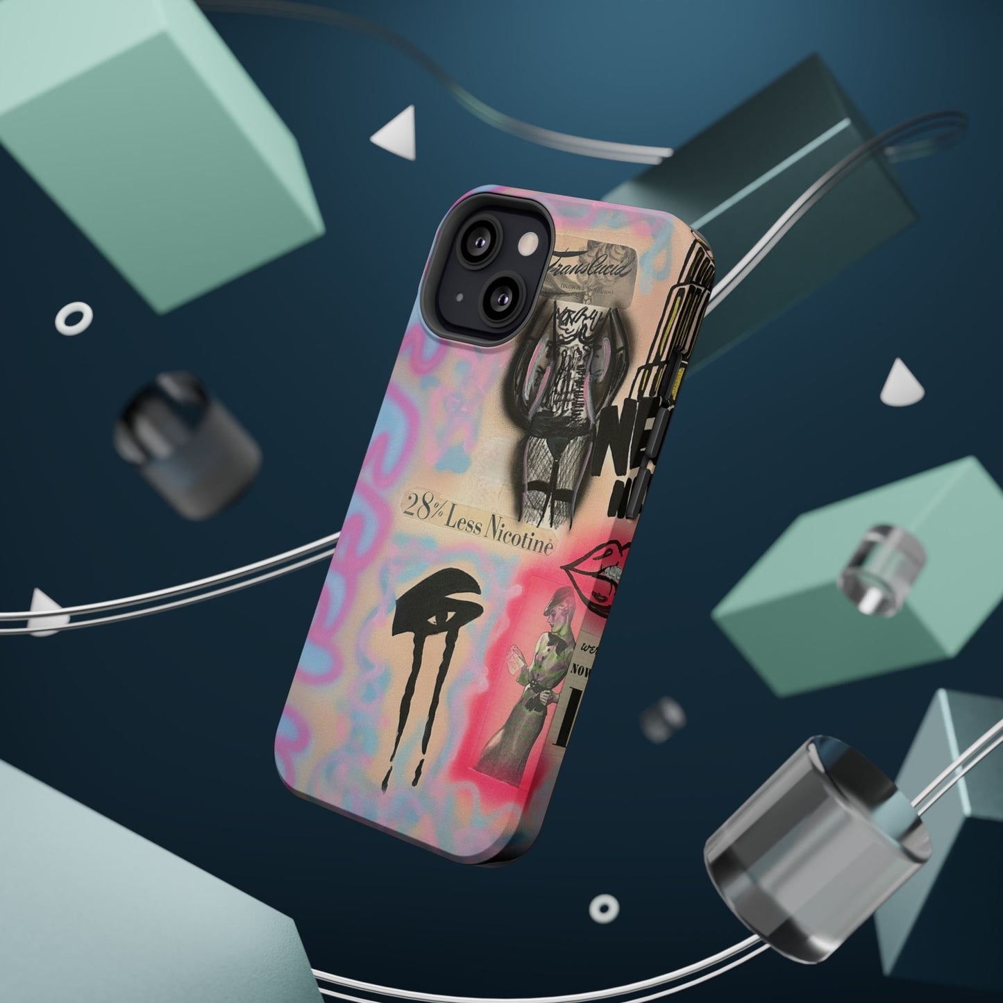 MagSafe "the feeling" airbrush iPhone case