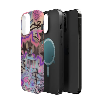 MagSafe "jazz club" airbrush iPhone case