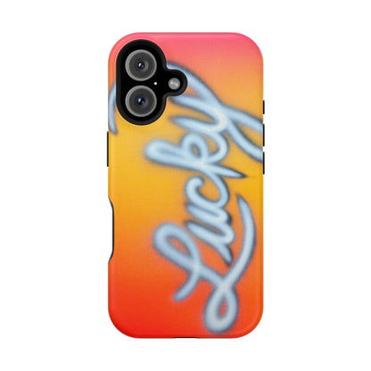 MagSafe "lucky" airbrush iPhone case