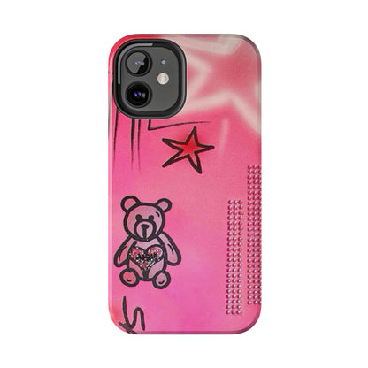 "teddy bear" airbrush iPhone case