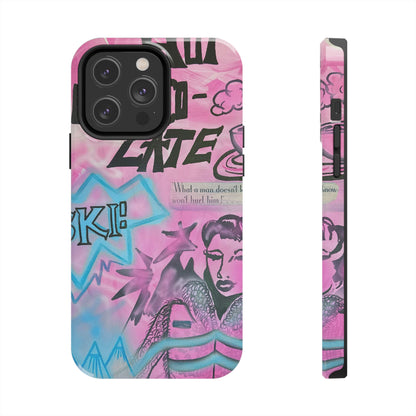 "avant le ski" airbrush iPhone case