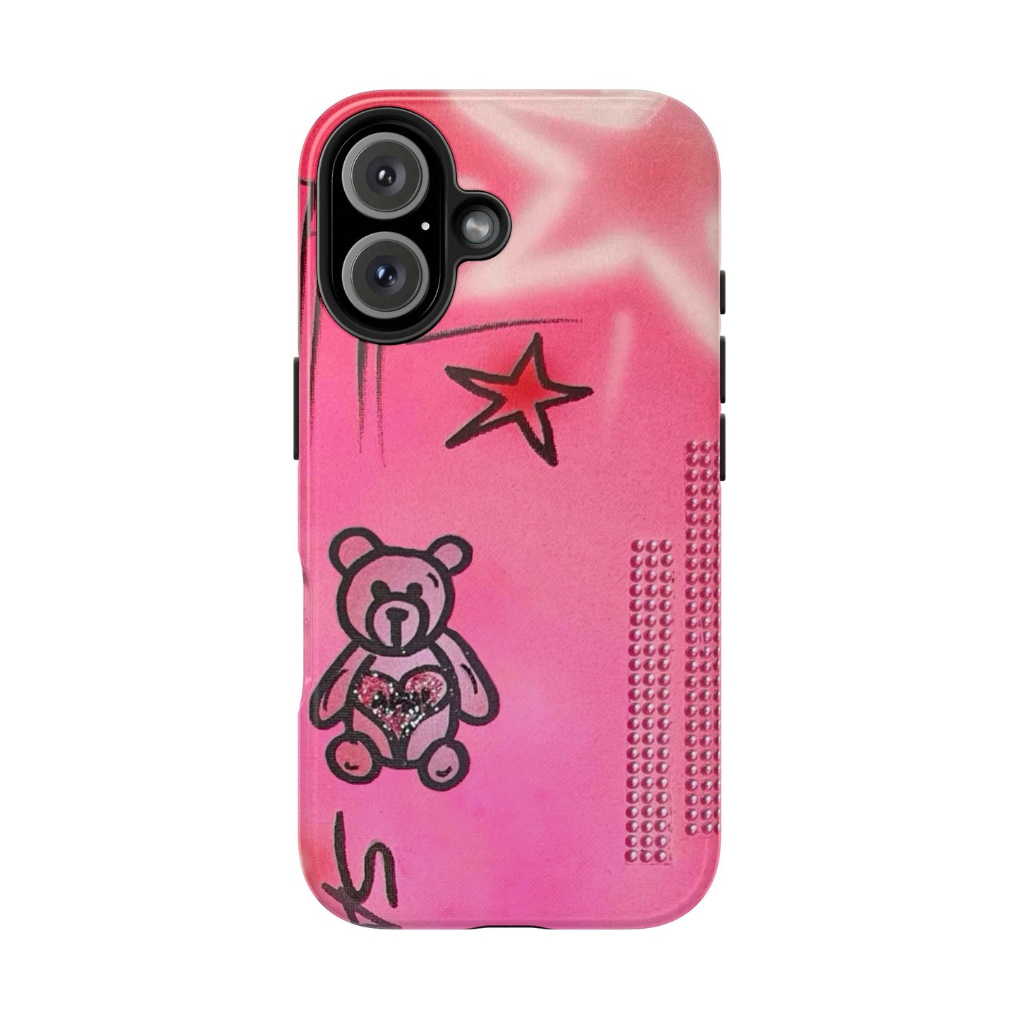"teddy bear" airbrush iPhone case