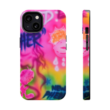 MagSafe "wanted" airbrush iPhone case