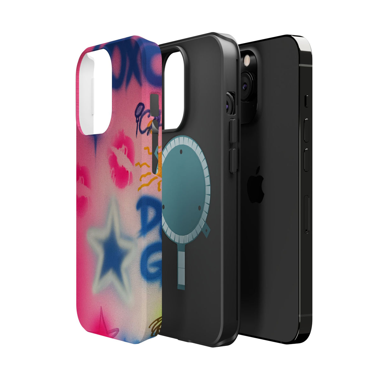 MagSafe "star symbol" airbrush iPhone case