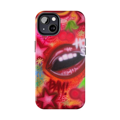 "hot stuff" airbrush iPhone case