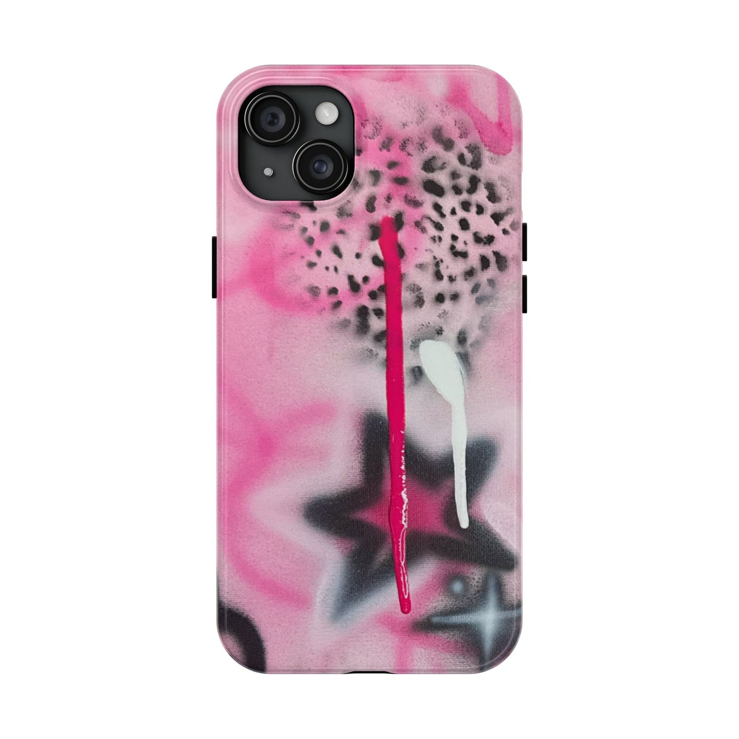 "pink cheetah" airbrush iPhone case