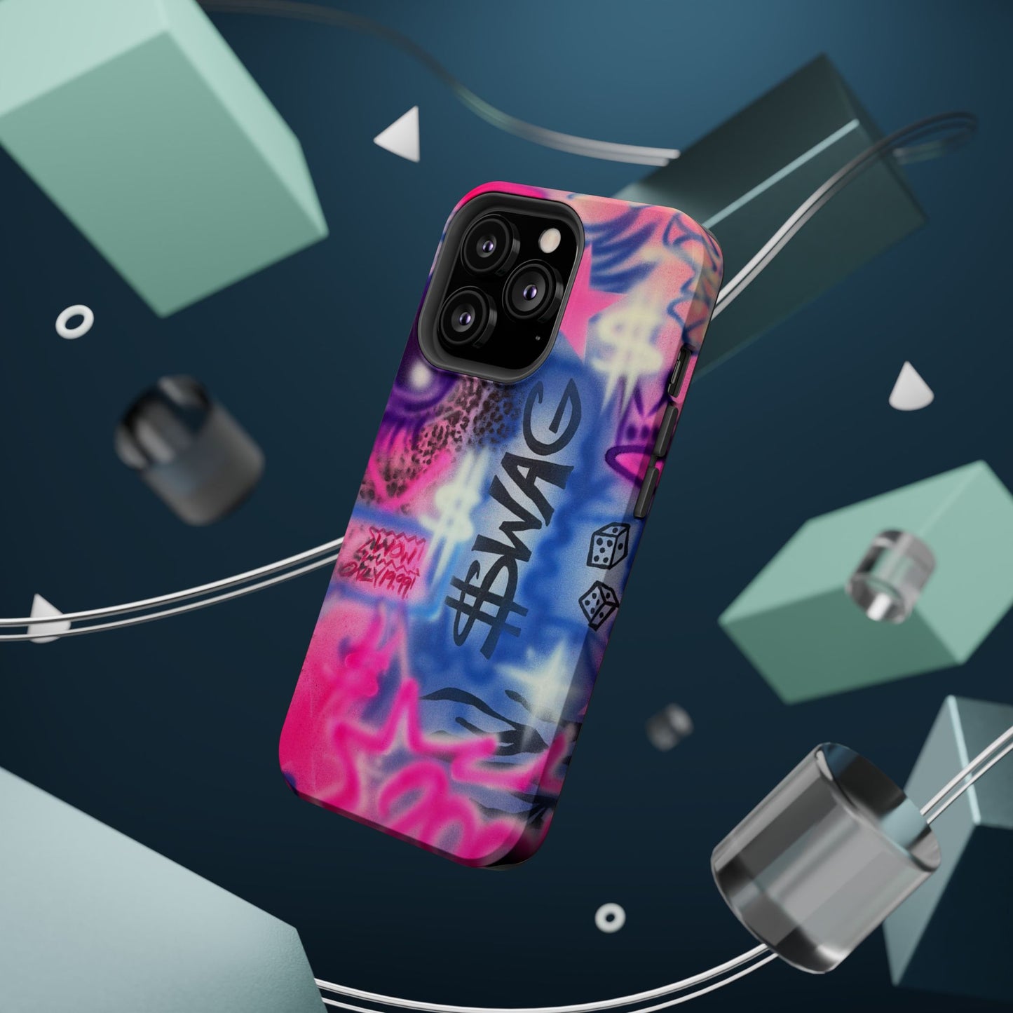 MagSafe "$wag" airbrush iPhone case