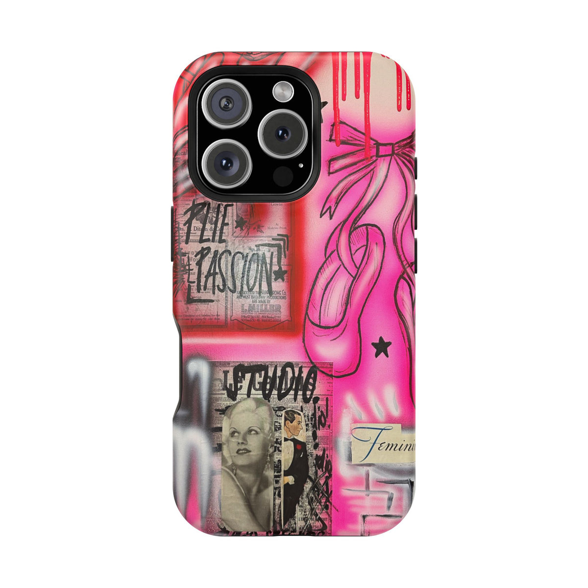 MagSafe "plié passion" airbrush iPhone case