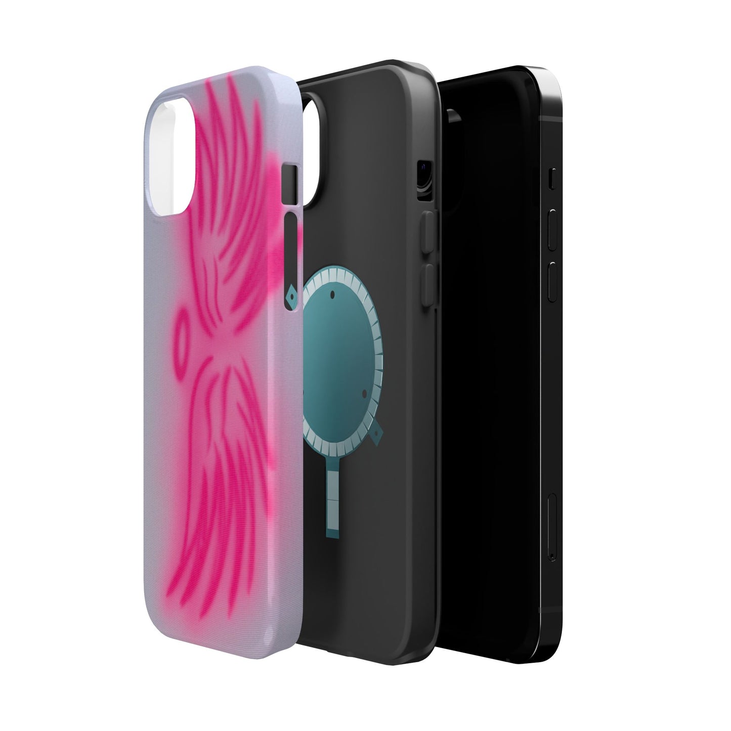 MagSafe "angel wings" airbrush iPhone case