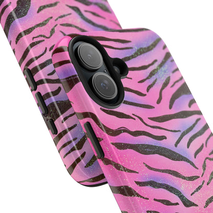 "glitter zebra" airbrush iPhone case