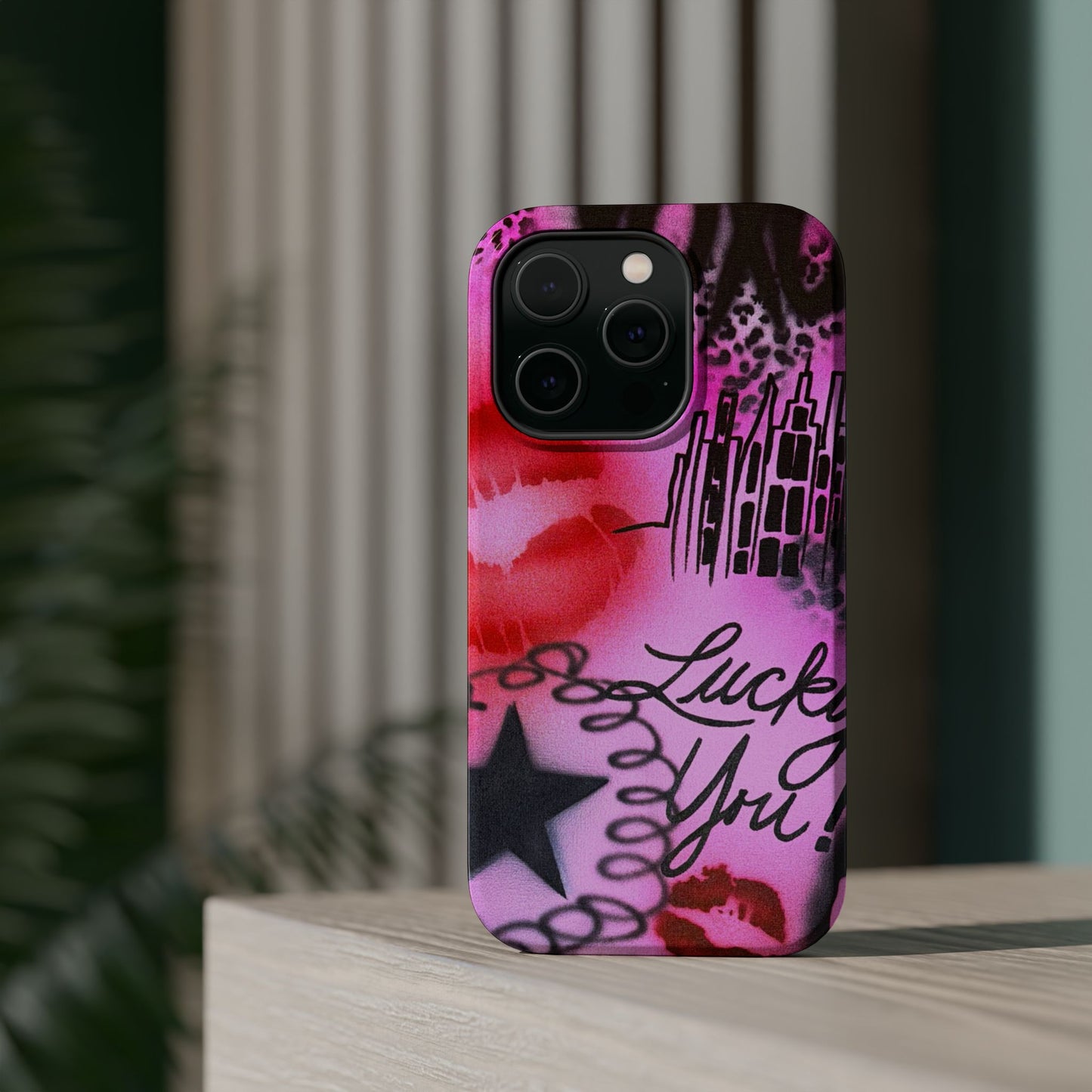 MagSafe "ulterior motive" airbrush iPhone case