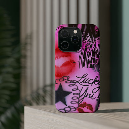 MagSafe "ulterior motive" airbrush iPhone case
