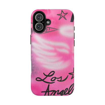 "pink angel wings" airbrush iPhone case