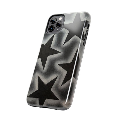 "chrome stars" airbrush iPhone case