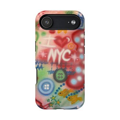 MagSafe "i <3 NYC" airbrush iPhone case