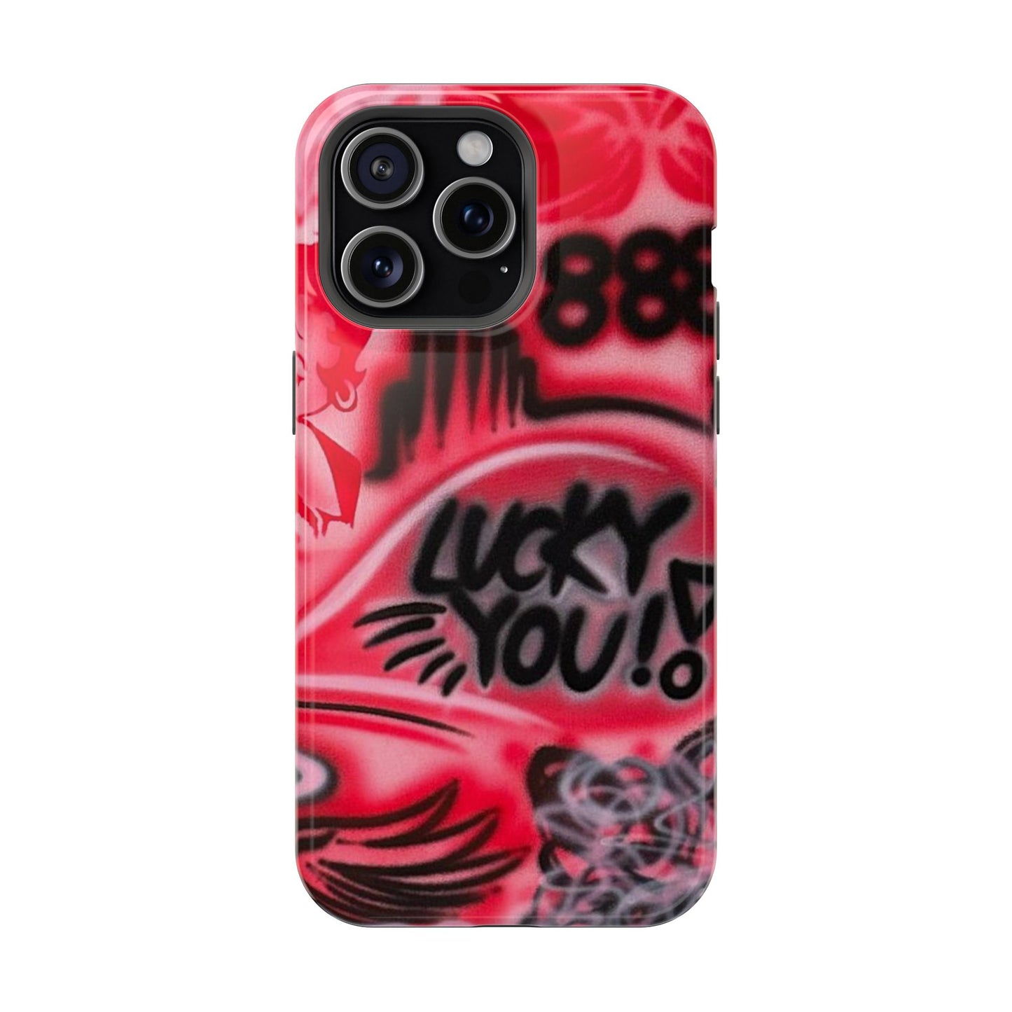 MagSafe „lucky you! pt. 2“ Airbrush iPhone Hülle