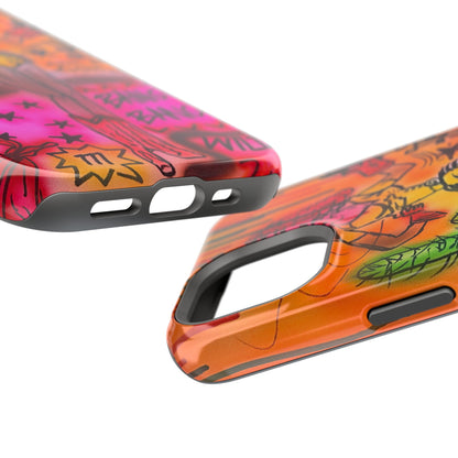 MagSafe "wild, wild west" airbrush iPhone case