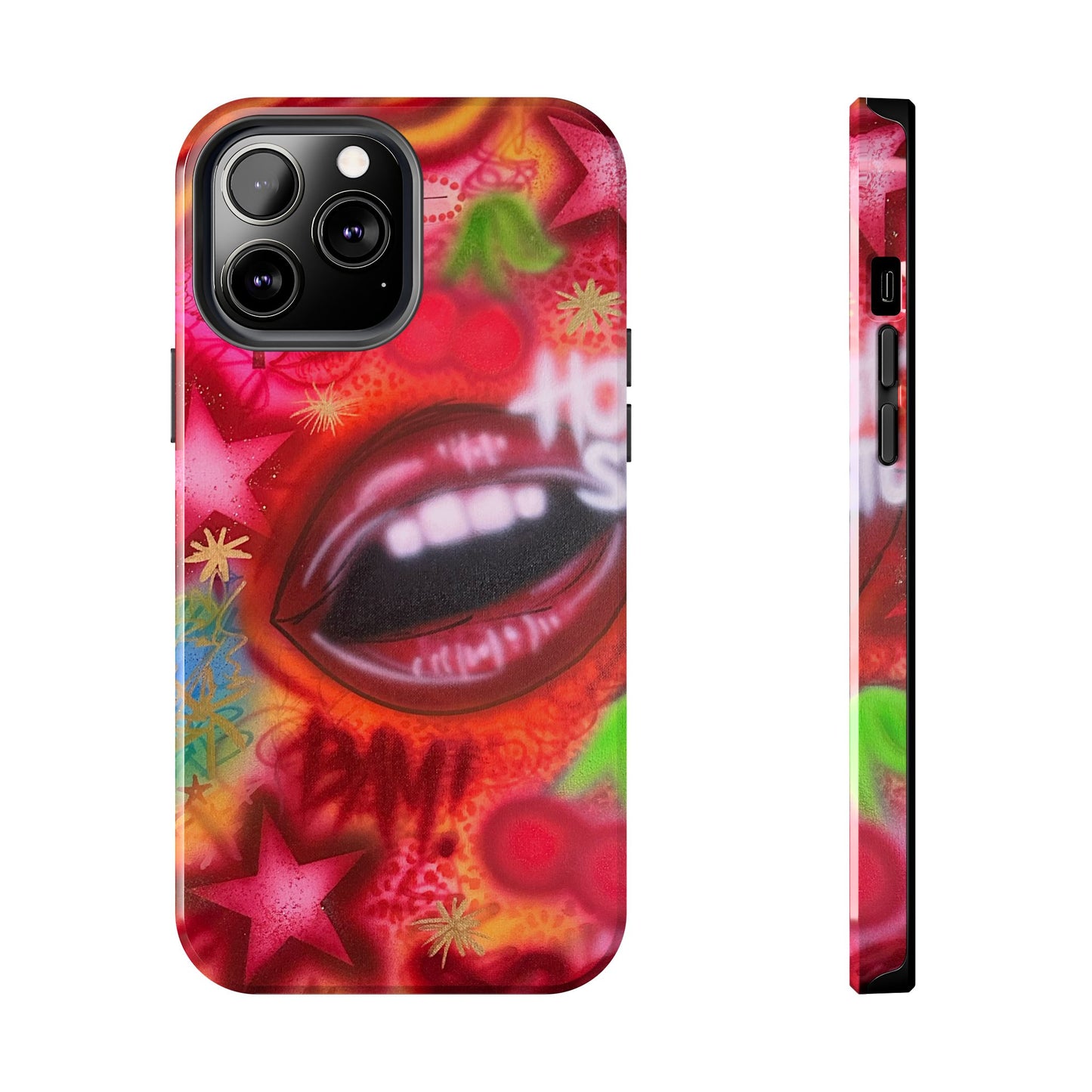 "hot stuff" airbrush iPhone case