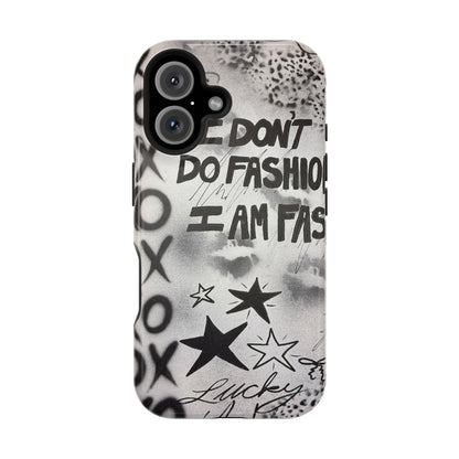 MagSafe "i am fashion" airbrush iPhone case