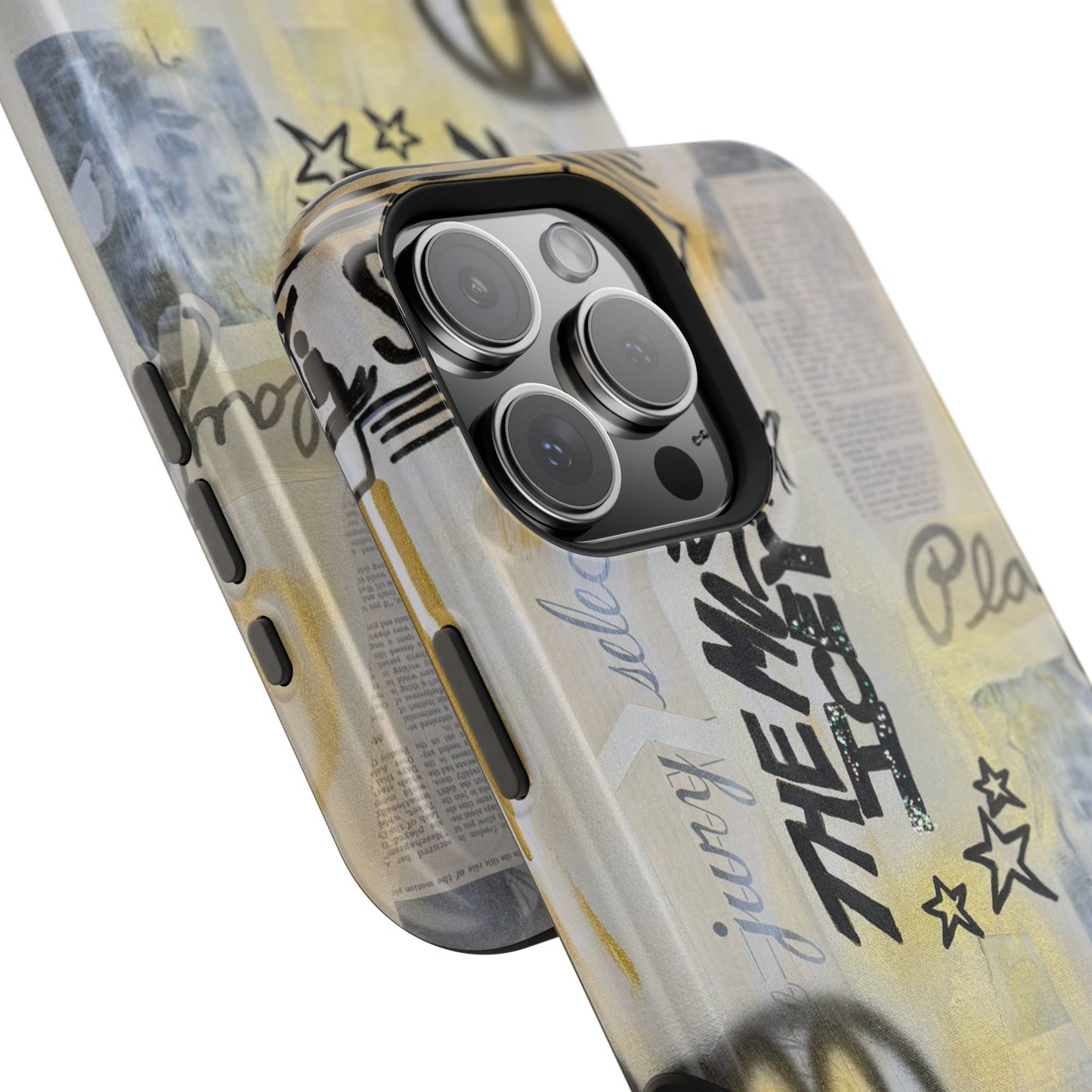 MagSafe "golden glacier" airbrush iPhone case