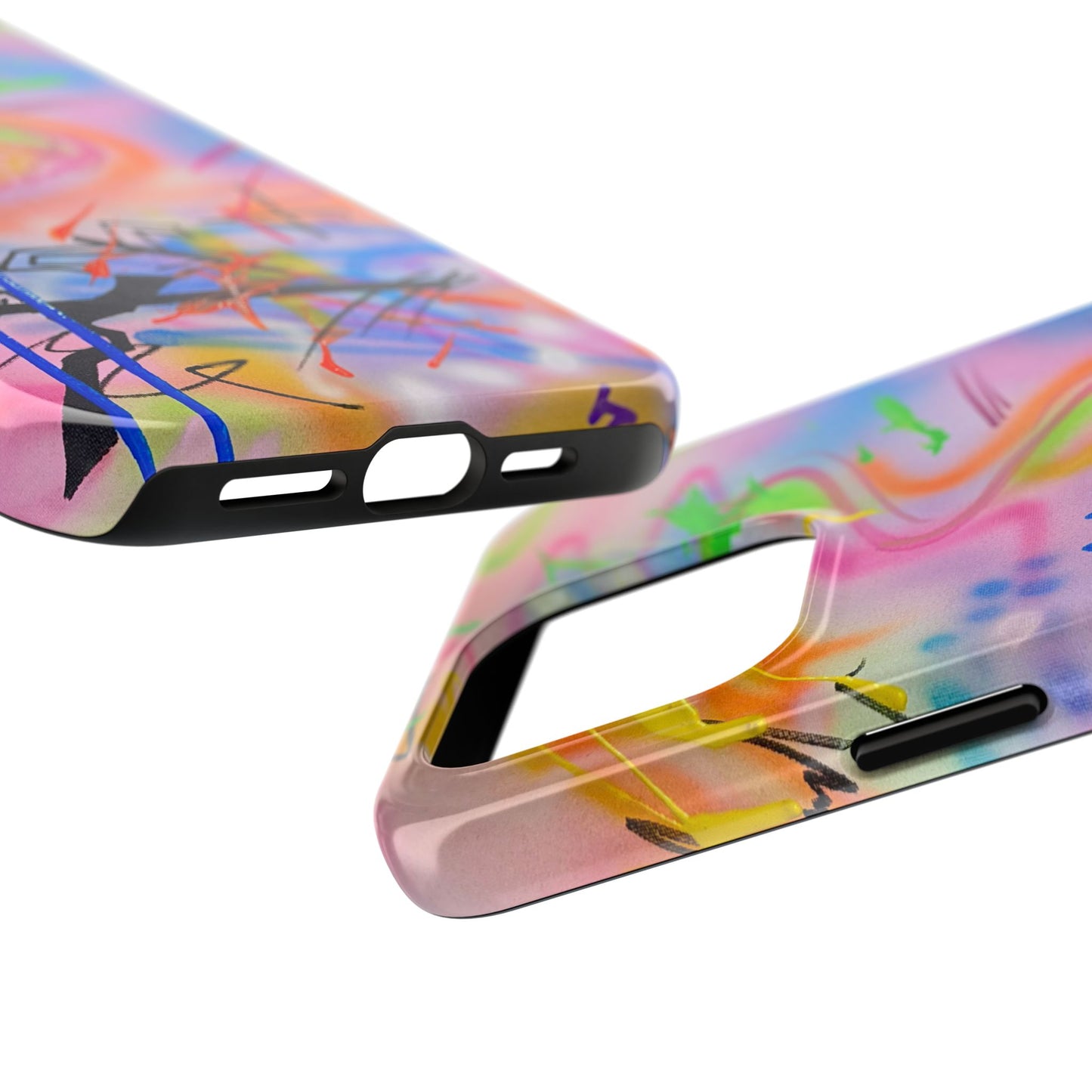 "neon haze" airbrush iPhone case