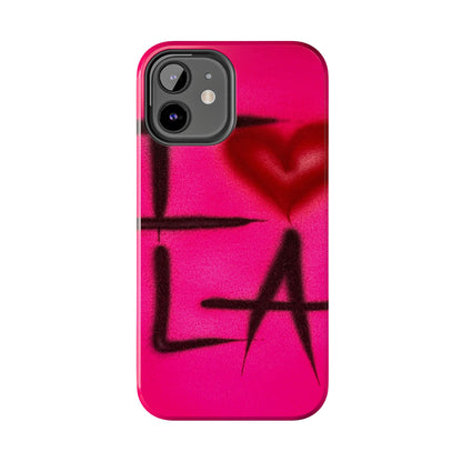 "I <3 LA" airbrush iPhone case