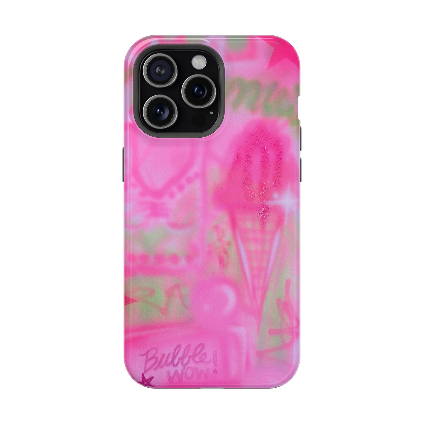 MagSafe "miami matcha" airbrush iPhone case