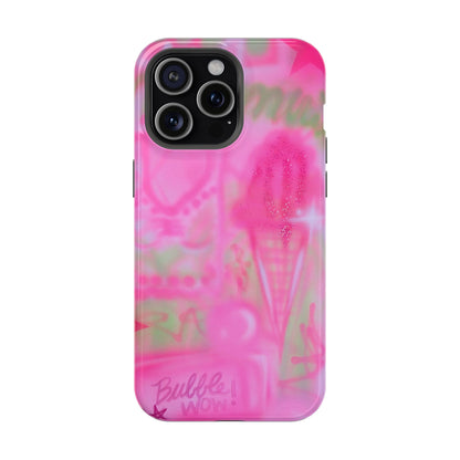 MagSafe "miami matcha" airbrush iPhone case