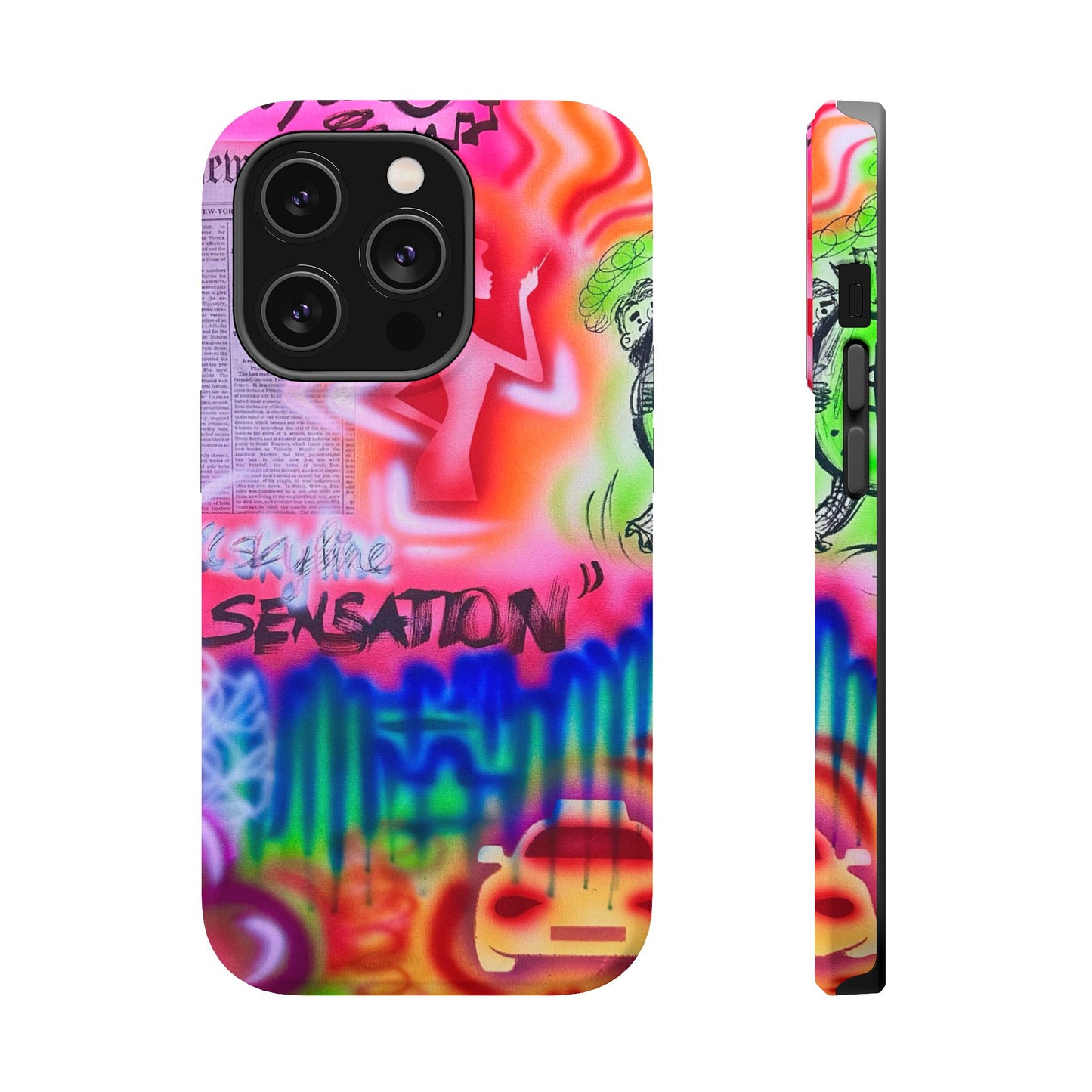 MagSafe "skyline sensation" airbrush iPhone case