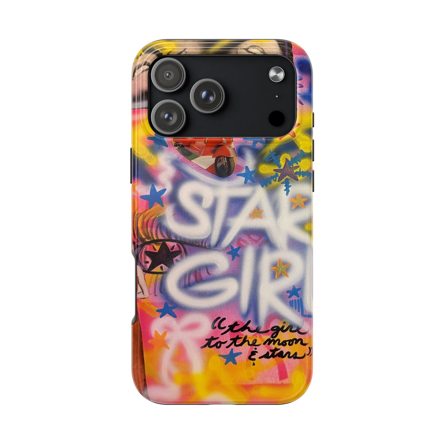 "STARGIRL" airbrush iPhone case