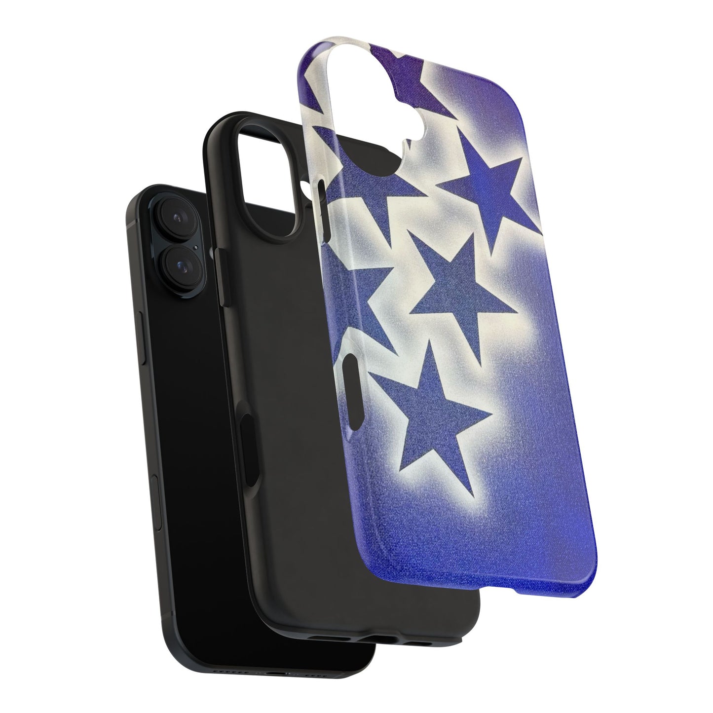 "frosted galaxy" airbrush iPhone case