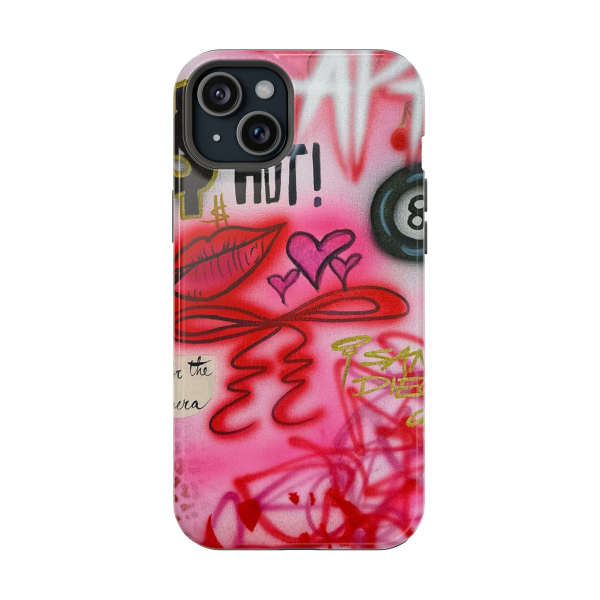 MagSafe "IT girl" airbrush iPhone case